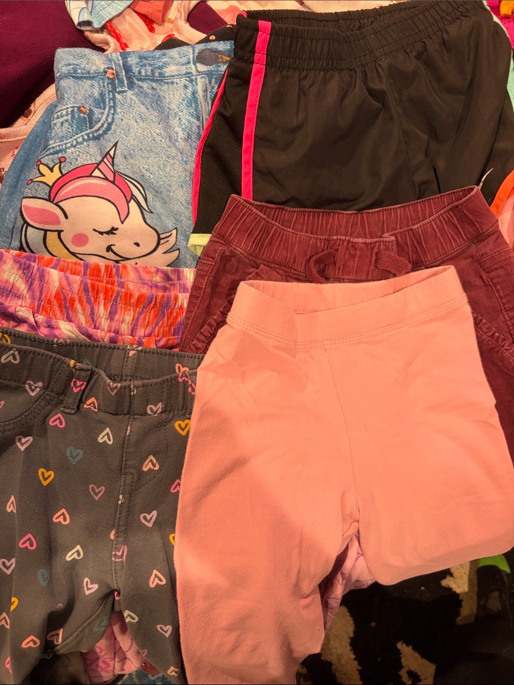 Girls' Pink Essentials Pull-On Shorts - Comfortable Everyday Bottoms